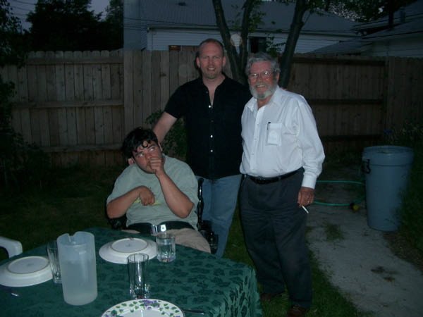 Dave with Daniel's Father Rafael & nephew Ben
