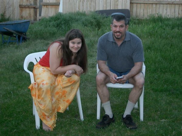 Daniel and his neice Sara