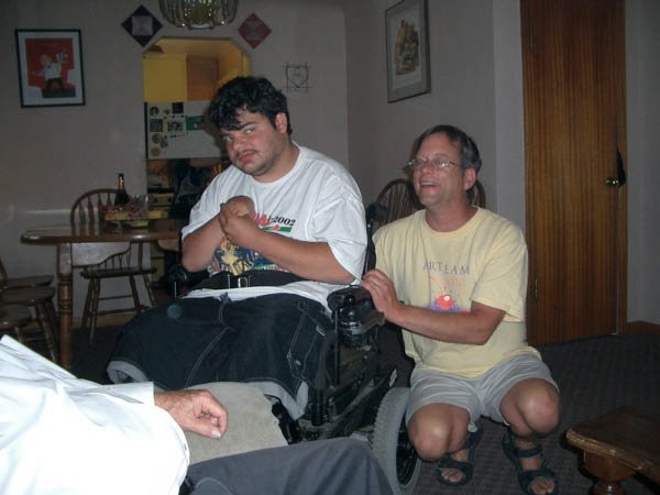 Brother-in-law Mark with nephew Ben