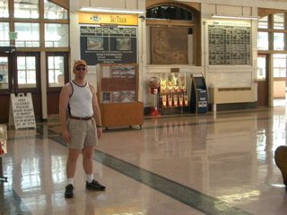 Dave at Denver's Union Station