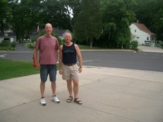 with Cousin Andrew in Madison