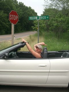 Apparently the Yellow Brick Road begins somewhere in rural Wisconsin!
