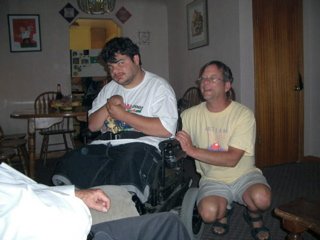 Brother-in-law Mark with nephew Ben