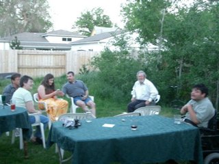 Daniel's Family picnicking in Denver