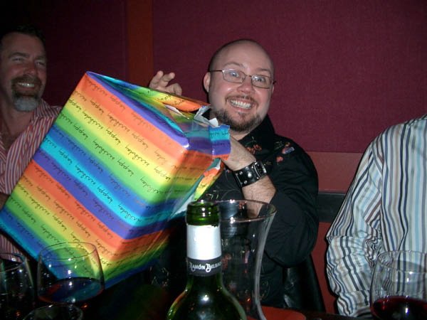 Ed just LOVES presents!