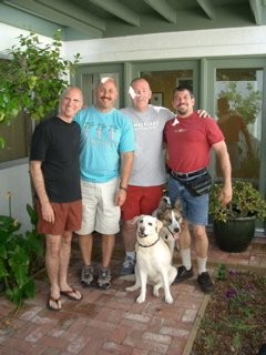 Rob, Philip, Cliff & Daniel (w/Amy & Jocko)