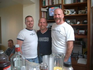at Paul's house for Pride Brunch