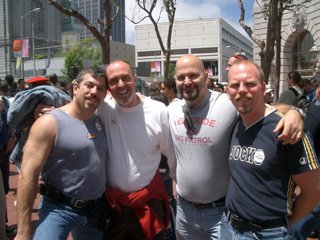 Daniel, Bob, John & Dave at Pride
